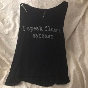 Sarcasm tank - medium